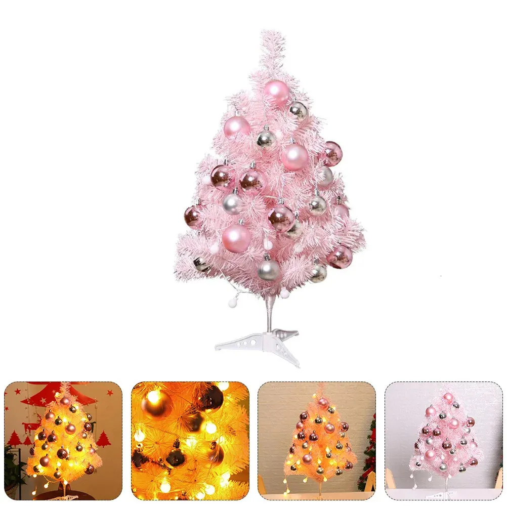 Decorazioni natalizie Rosa Ornamenti per l'albero di Natale Decor Decora Decorativo in PVC Luminoso Ornamento Desktop 180 cm altezza 180 cm 231027