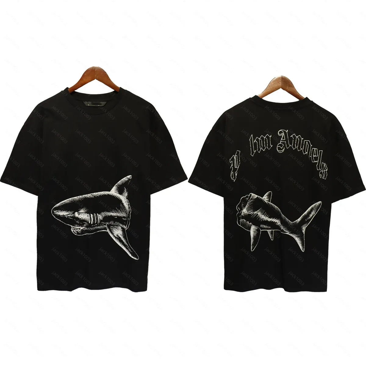 【関税無・国内発】 Palm Angels / Shark T-Shirt Mens DHgate.com:Men's Tshirts Palms Palm Angel Pa Harajuku