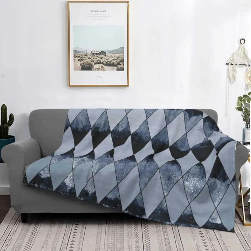 Blankets Geometric Diamond Glam #3 #Geo #Decor #Art Top Quality Comfortable Bed Sofa Soft Blanket Graphic Design Watercolor Pattern