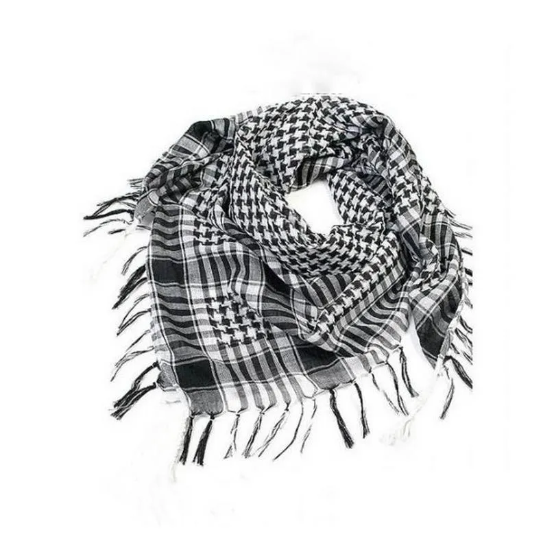 Szaliki nowe powszechne styl sportowe szaliki Outdoor Arab Arab Magic Scalits Special Soldier Head Shawl wykonany z czystej bawełnianej kropli dostawa dhayz