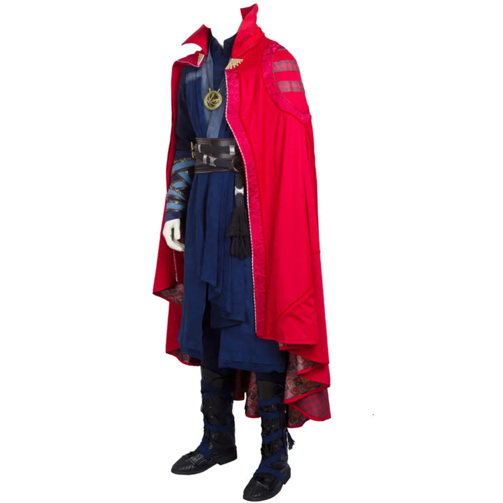 Cosplay Film Doktor Cosplay Costume Stephen Strange Tam Kıyafet Fantezi Cadılar Bayramı Partisi Giysileri Klasik Takım Botlu