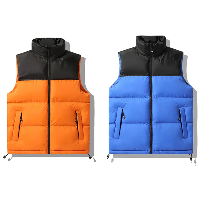 Piumino gilet piumino da donna addensato caldo antivento sciolto comodo casual semplice moda colore grandi dimensioni autunno e inverno nuovo modello cappotti invernali da uomo