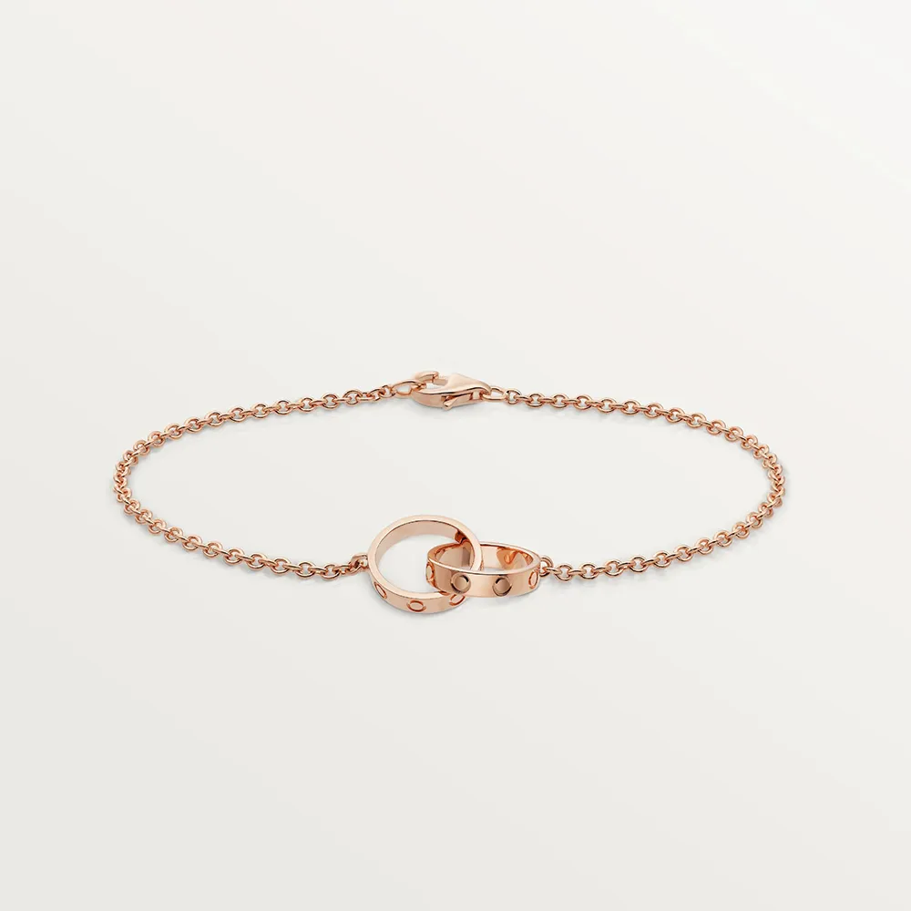 Дизайнерские браслетные браслеты модные ювелирные украшения женщина из розового золота.