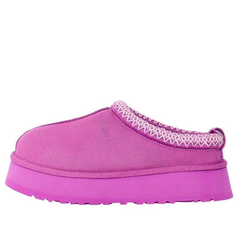 Handgefertigte maßgeschneiderte Schuhe für Damen und Herren, modische warme Schneestiefel und Hausschuhe UG Tazz Slipper 'Purple Ruby' 1122553-PRBY
