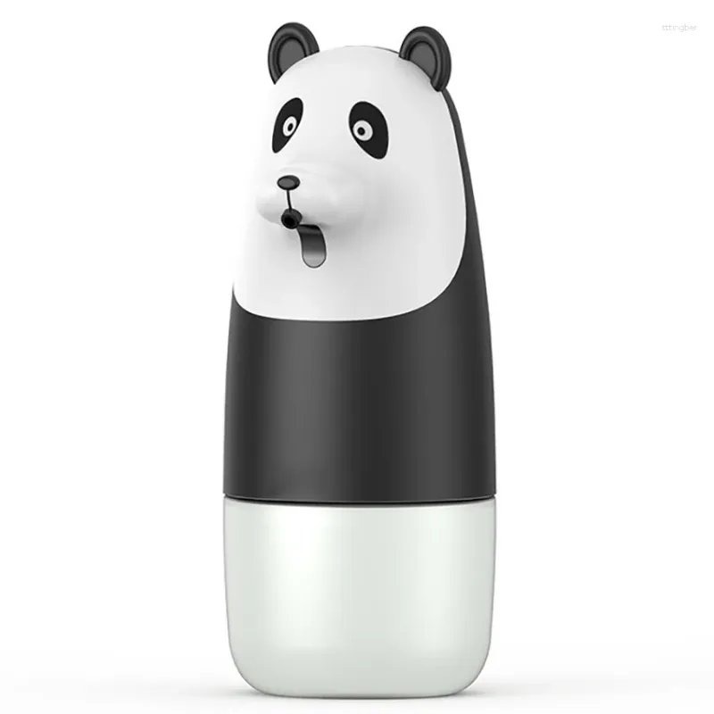 Distributeur de savon liquide mignon Panda, Rechargeable, moussant, 280ml, étanche IPX4, électrique, pour salle de bains, cuisine, mains libres