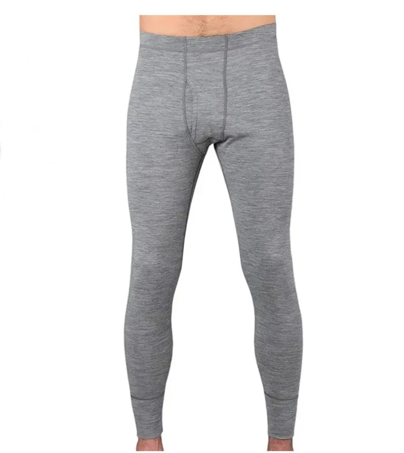 Herren-Thermounterwäsche, Herren, 100 % Merinowolle, lange Unterhosen, Unterwäsche, Hosen, Herren-Merinowolle, Baselayer, Herren, Merinowolle, Unterseite, Thermo-Männer-Leggings 231030