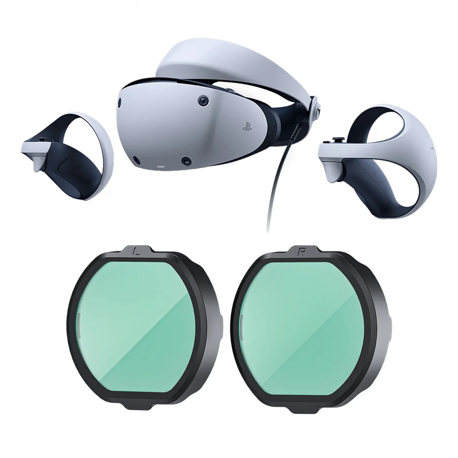Lunettes 3D VR lentilles de prescription pour lentille PS VR2 myopie Anti bleu démontage rapide cadre de Protection pour accessoires Sony PSVR2 231030