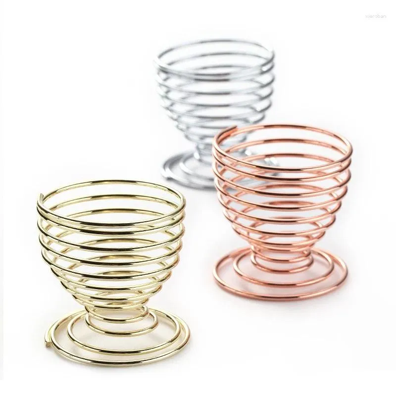 Storage Boxes Metal Beauty Egg Plating Spiral Make Up Sponge Flutter Rose Gold Shelf Gourd Water Droplets Puff Drying Rack Cosmetics