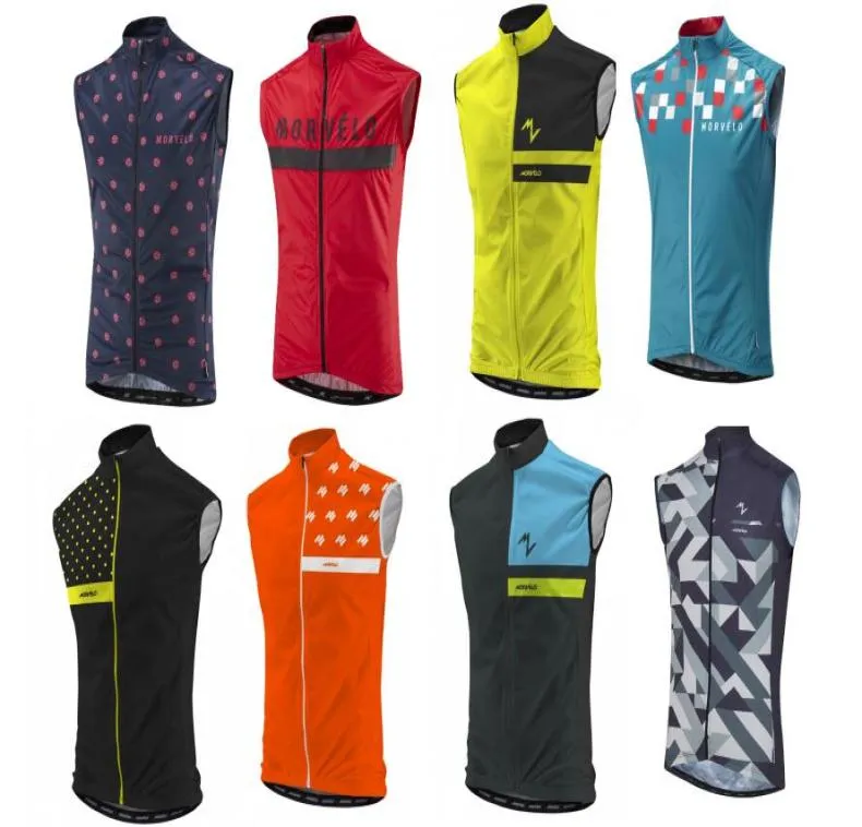 2022 Morvelo Vestes de cyclisme Pro Team hiver polaire cyclisme coupe-vent gilet coupe-vent thermique vtt vélo manteau hommes échauffement veste 7927705