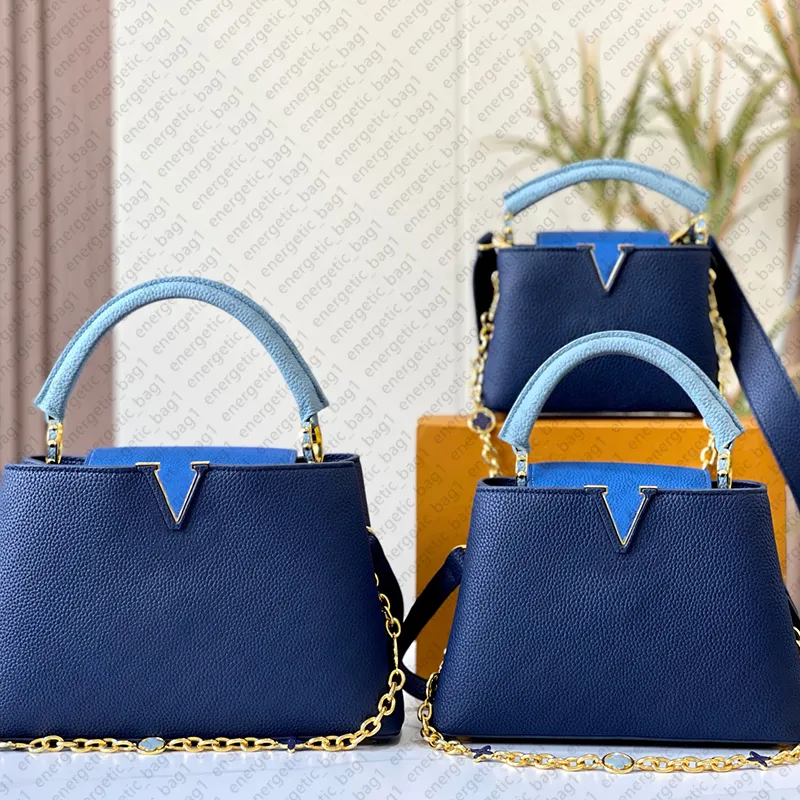 Royal Blue Designer Navy Leather Shoulder Bag With Chain Strap Aurillon Leather Tote Crossbody Clutch And Wallet For Women From Energetic bag1 37.22 DHgate.Com