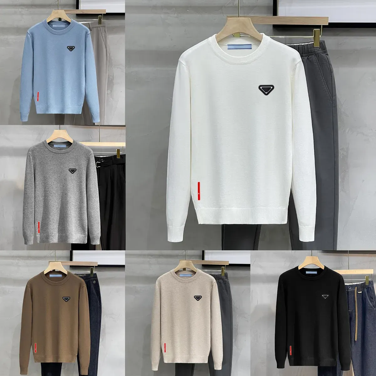 Prrra Dernier style Pulls tricotés pour hommes Nouvelles marques de mode Mans Couleur unie Chemise à bascule tricotée Automne Hiver Chaud Pull Slim pour hommes Pull à col rond