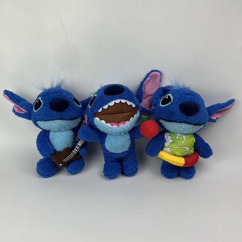 Wholesale cute ice cream stitch stuffed toy Kids game Playmate Holiday gift Claw machine prizes