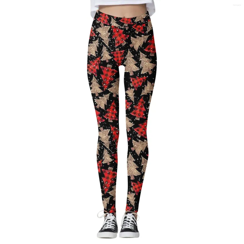 Vantage Womens Christmas Tree Print High Waist Long Christmas Running  Leggings Xmas Striped Tights For Workout And Elastic Fit From Berengaria,  $14.88