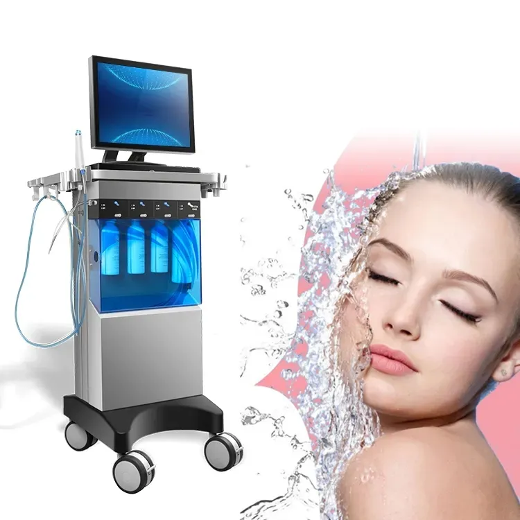 Aqua Hydra Machhine Ansiktsskalning Syre Jet Aqua Facies Hud Care Cleaning