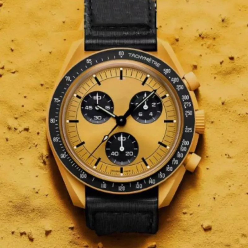 DHgate.com:Bioceramic Quartz Chronograph Watch for Couples