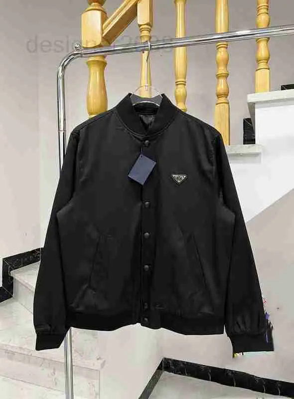 Jaquetas masculinas designer 2023 início da primavera nova moda de luxo pequena etiqueta versátil jaqueta de vôo casaco tk18