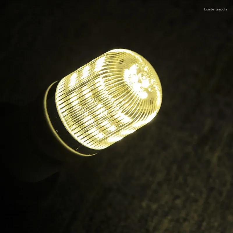 5pcs LED lâmpada de milho branco quente 48 3528 SMD 2,5W E14 220V gota
