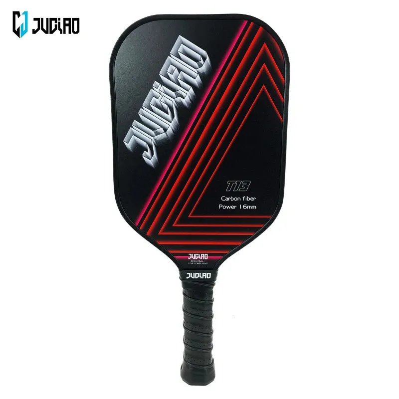 Tennisschläger Juciao Design Graphite Carbon Fiber Pickleball Polypropylen Honeycomb Core Comfort Grip Racket 231030