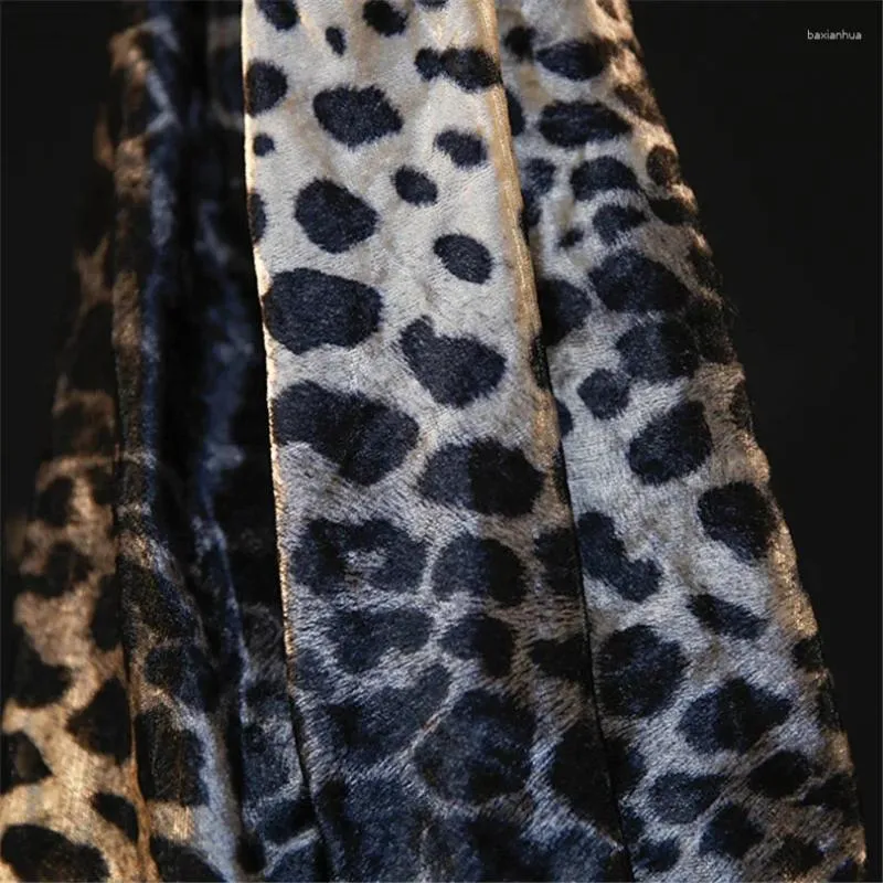 Tissu pour vêtements 50cm 170 cm/pièce, édition limitée, imprimé léopard sauvage, jupe de spectacle, manteau, pantalon, tissus de styliste à la mode