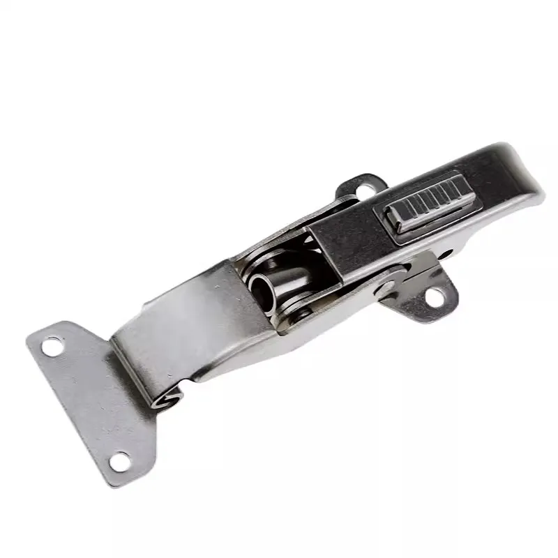 Cabinet Door Hasp Electric Box Lock Toolbox Medical Instrument Machine Equipment Press Impact Type Spring Safety Latch