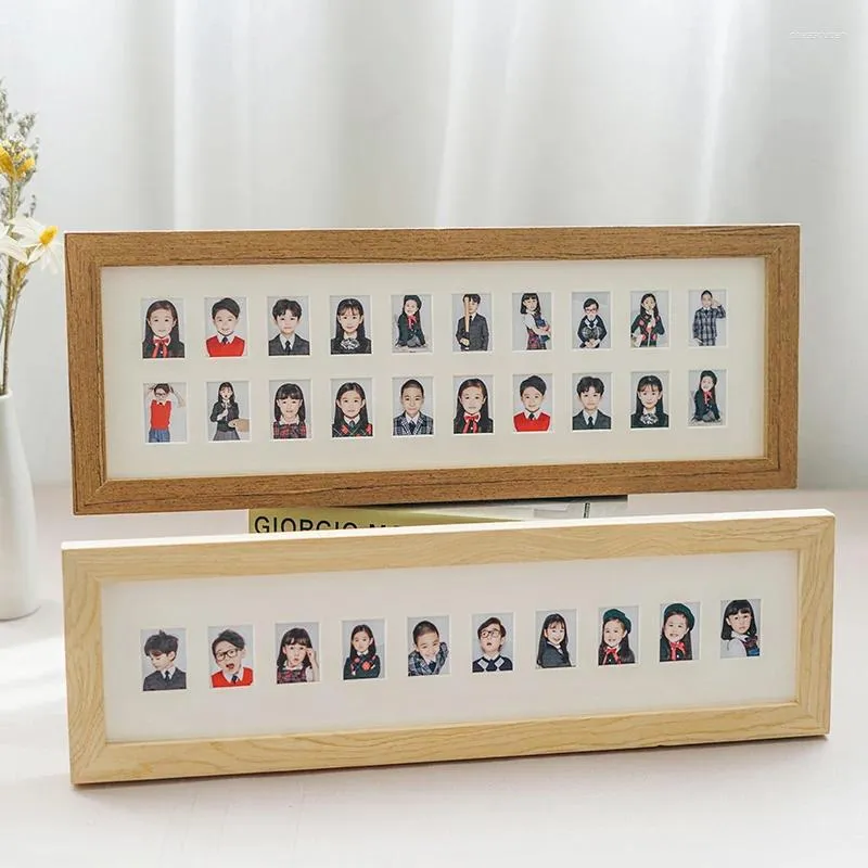 Рамки детские ID Po Frame Настольный деревянный набор картинок для коллекции 1 дюйм 2 Pos