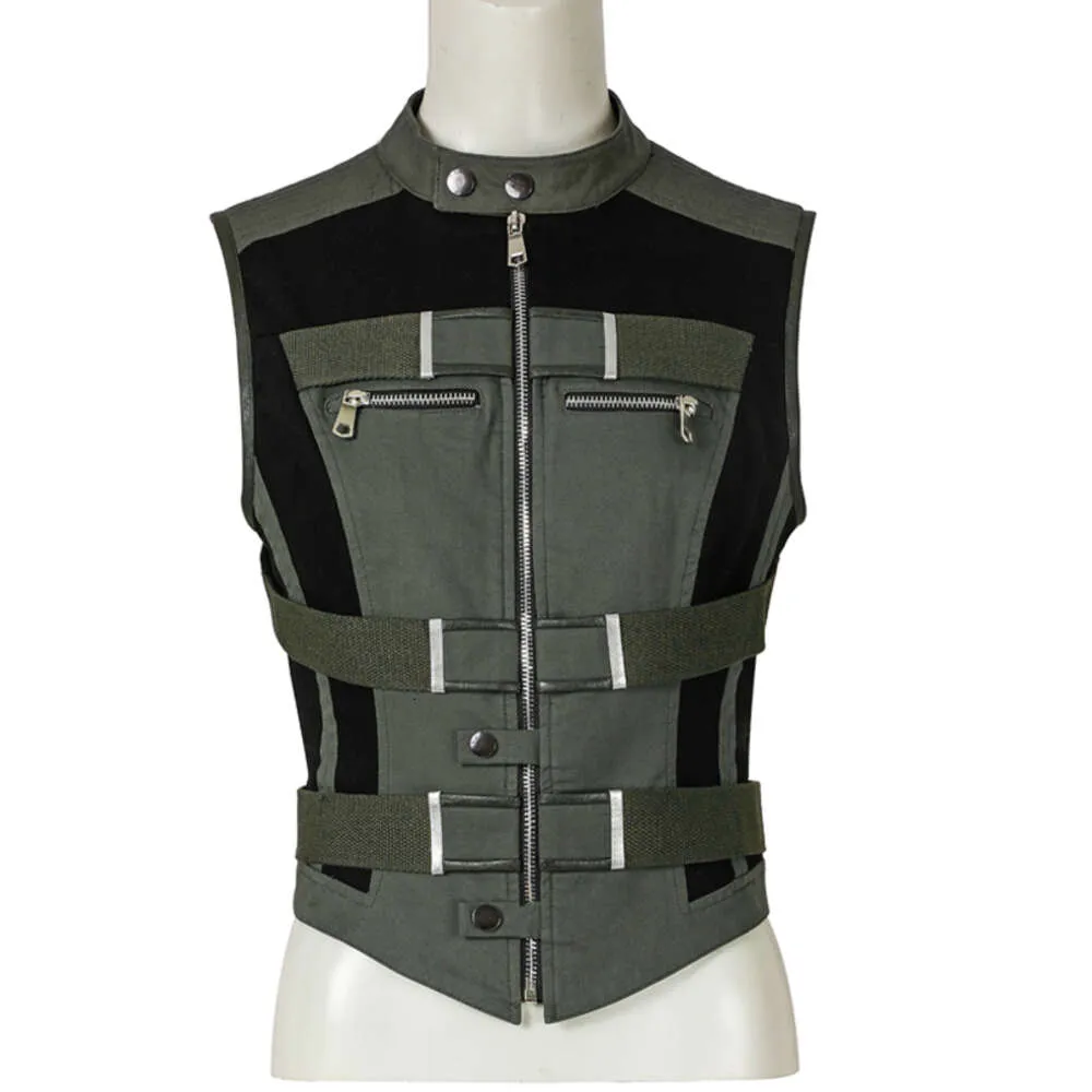 Cosplay super-héros Halloween carnaval Yelena Belova Cosplay gilet vert Costume de héros adulte armure sur mesure vêtements chauds