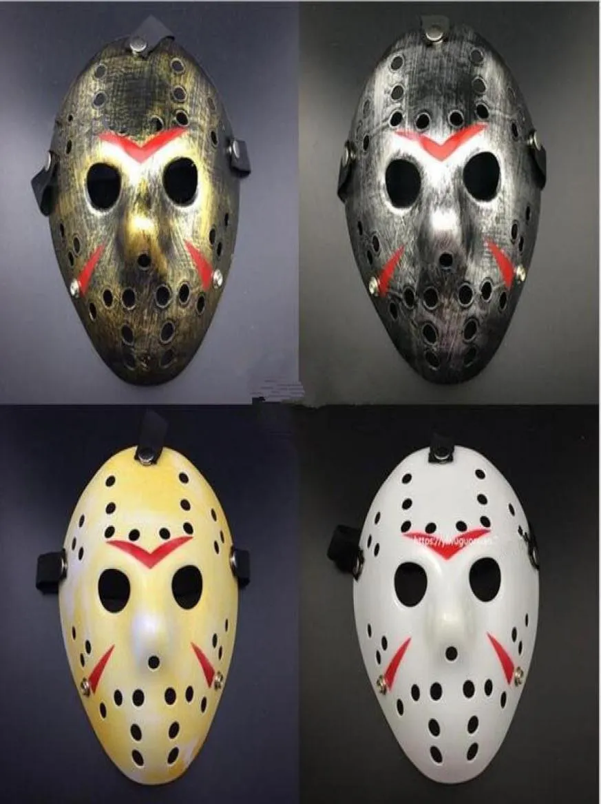 Jason Voorhees Freitag der 13. Horrorfilm-Hockey-Maske Gruselige Halloween-Maske XB16069010