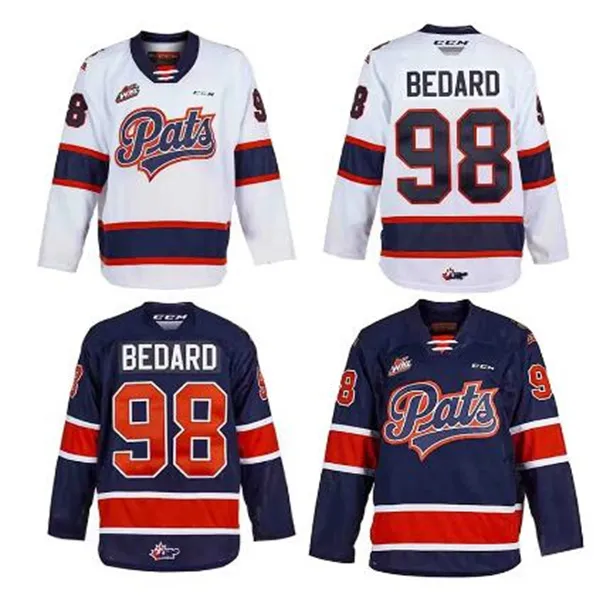 Connor Bedard Regina Pats Maglia da hockey Layton Feist Luke Bateman Alexander Suzdalev Tanner Howe Stanislav Svozil Parker Berge Tanner Marrone cucito Personalizzato qualsiasi nome