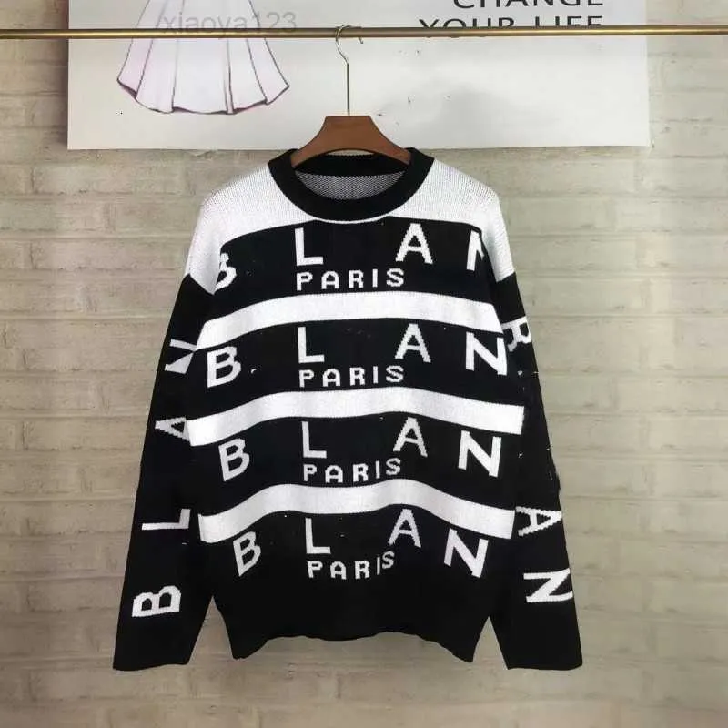 Designer Sweatshirt Polo Jumper Pull B A PARIS Hommes Pull Vêtements Col Rond À Manches Longues En Plein Air Casual Street Pull Manteau Amoureux De La Mode Vêtements En Gros