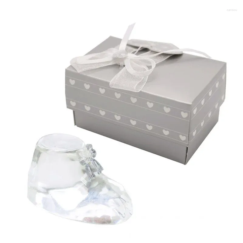 Party Favor 50 stuks Doop Terug Geschenken Keuze Kristal Baby Schoen Doop Souvenir Douche Gunsten Verjaardag WB83