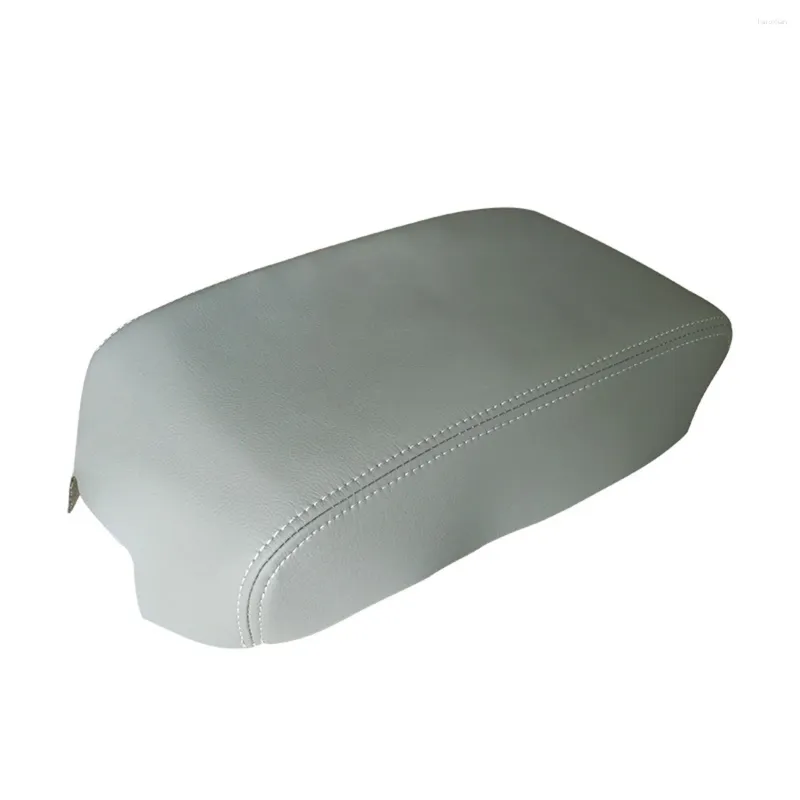 Interior Accessories For 2012 - 2023 Car Microfiber Leather Console Armrest Panel Cover Protective Trim Gray