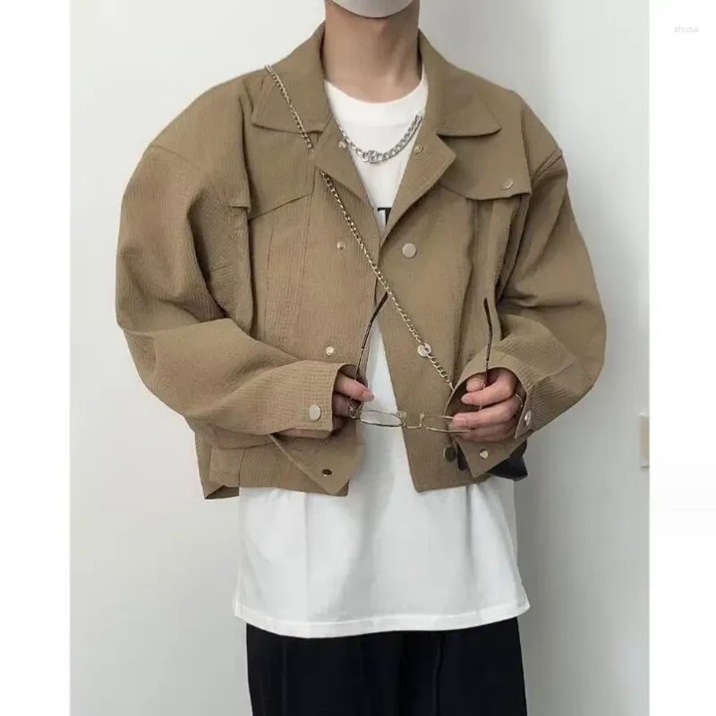 Casual Pocket Texture Turndown Collar Plus Size Overcoat Casual Pocket Texture Turndown Collar Plus Size Overcoat