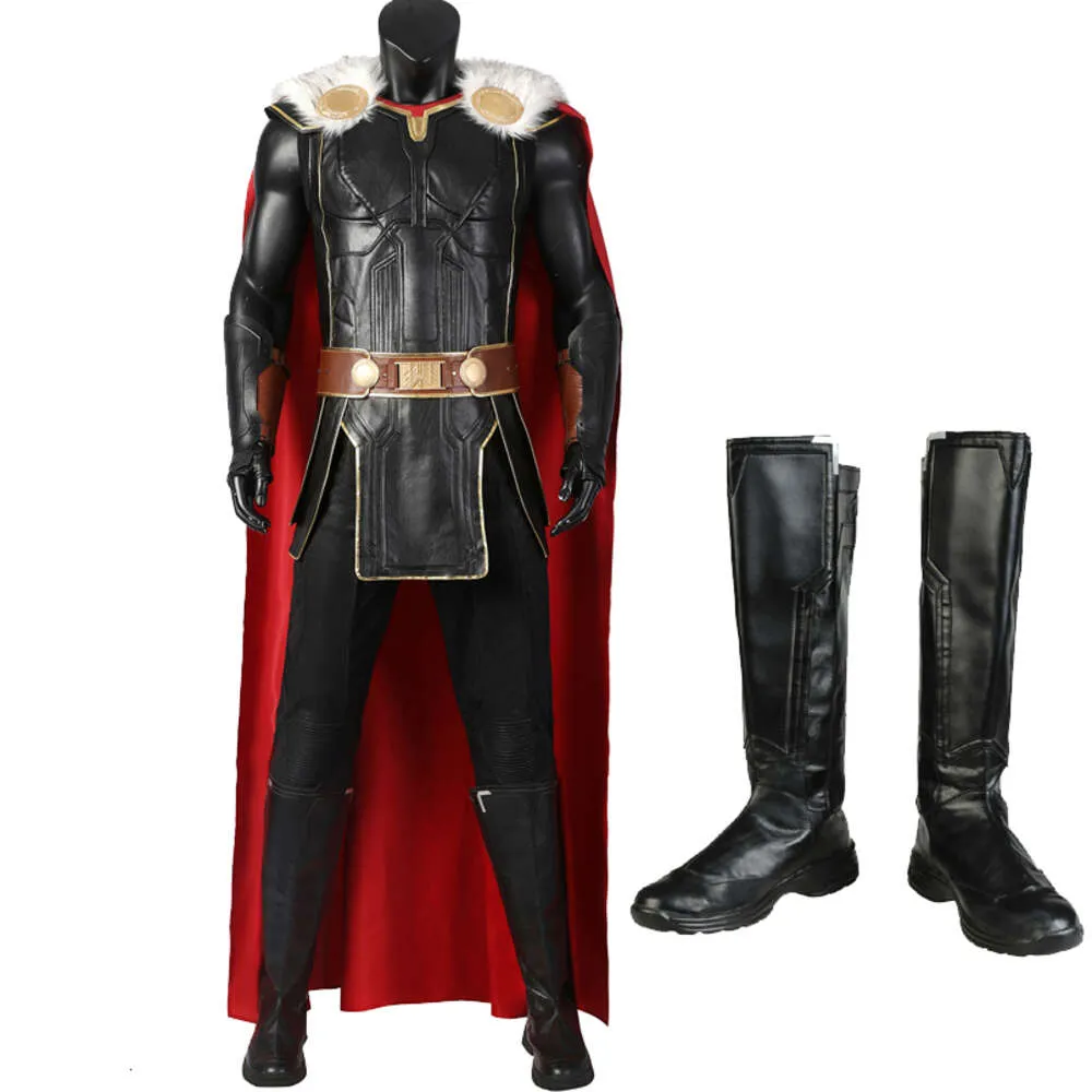 Cosplay héros Halloween Costumes amour et Odinson nouvelle tenue avec bottes super-héros dieu du tonnerre Cosplay costume
