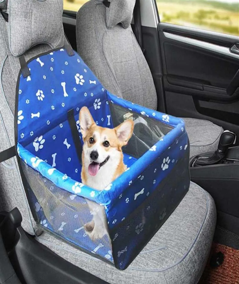 Funda para asiento de coche para mascotas 2 en 1, impermeable, cesta para cachorros, transportador de mascotas antideslizante, perro, gato, viaje al aire libre 283R4713009