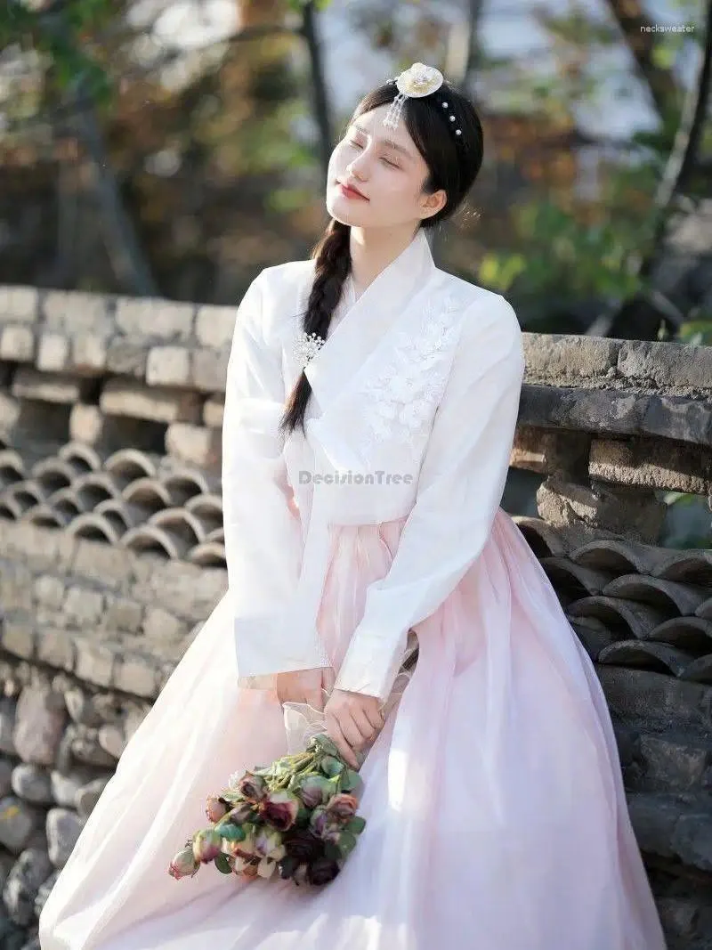 Elegant Hanbok Dress - Korean Traditional Women's Attire, High-End Court  Style, Performance Costume, Fairy-Inspired Daily Wear from Dhgate Ethnic  Clothing - price 102.34