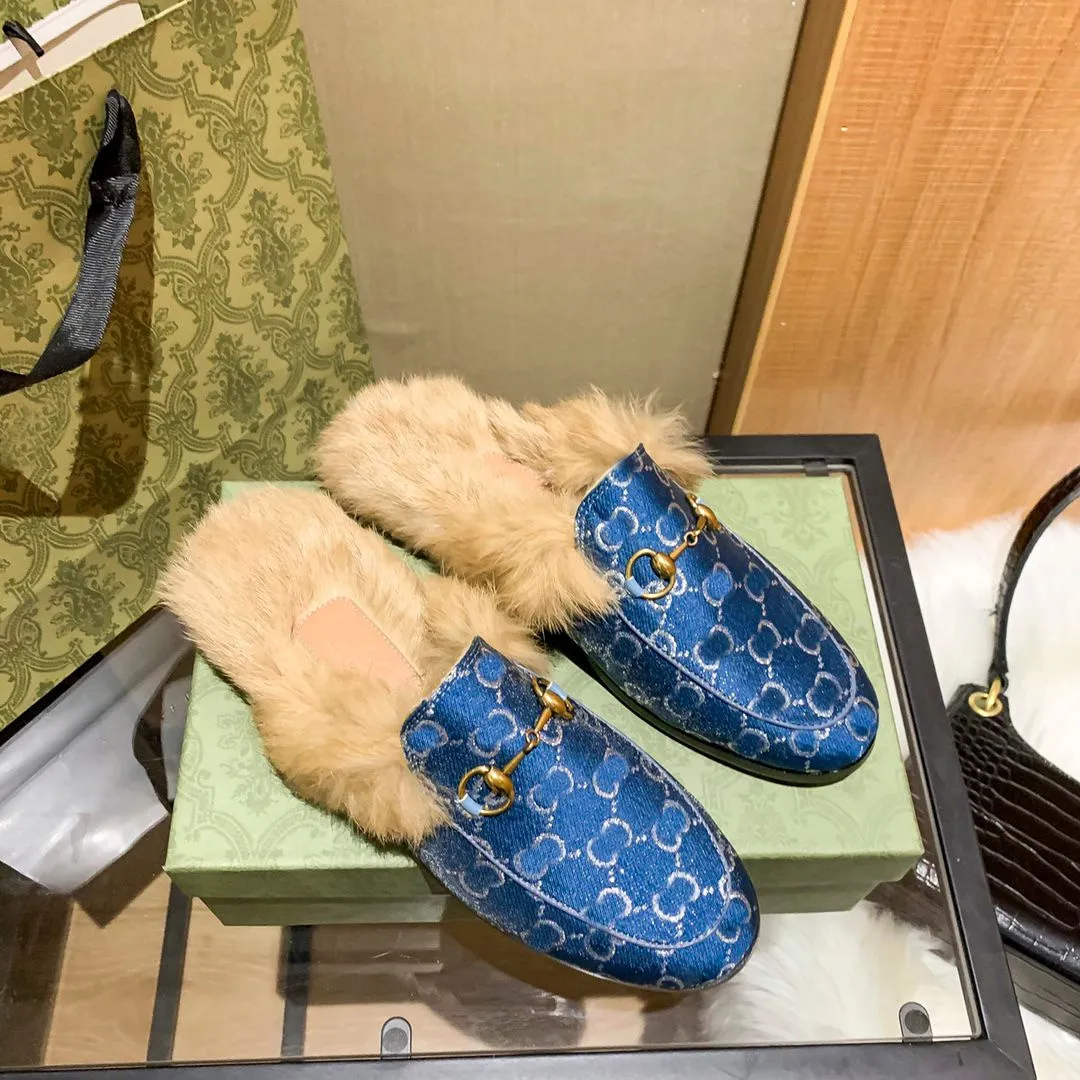 Bulk GI Designer Unisex Suede Mule Slipperss With Fur Lining And Metal Chain From Qcshoes 59.88 DHgate.Com