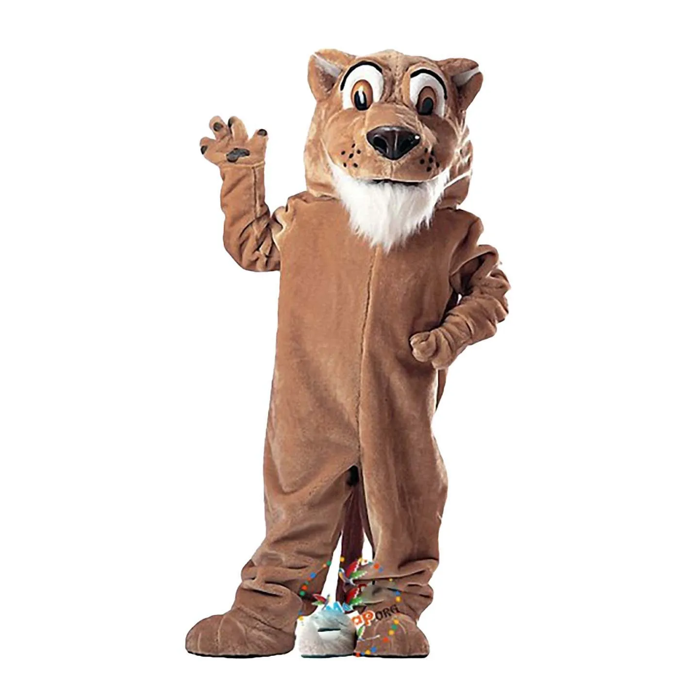 Halloween Colby Cougar Mascot Costume Cartoon Anime theme character Christmas Carnival Party Fancy Costumes Adults Size Outdoor Outfit