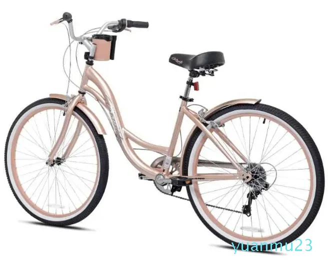Bayside Women's Cruiser Bike Rose Gold vélo de route vélo de route en carbone vélos vélos