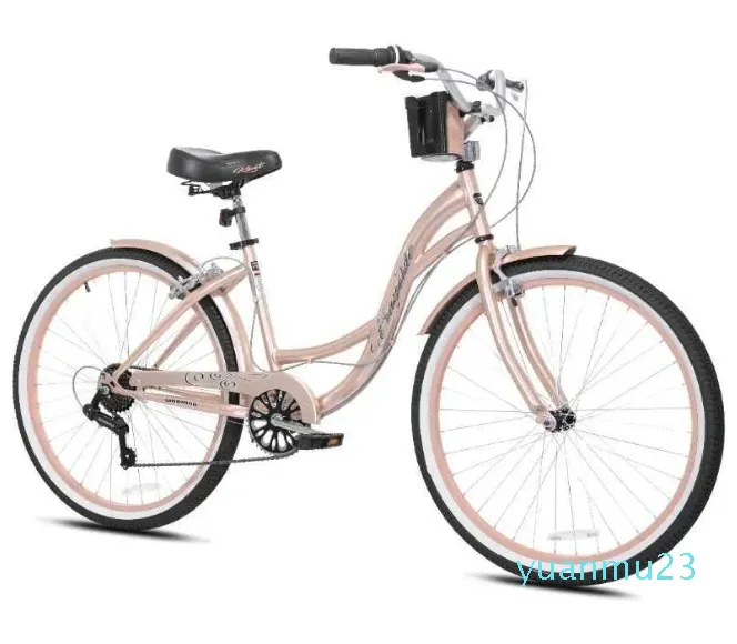 Rose gold ladies bike sales