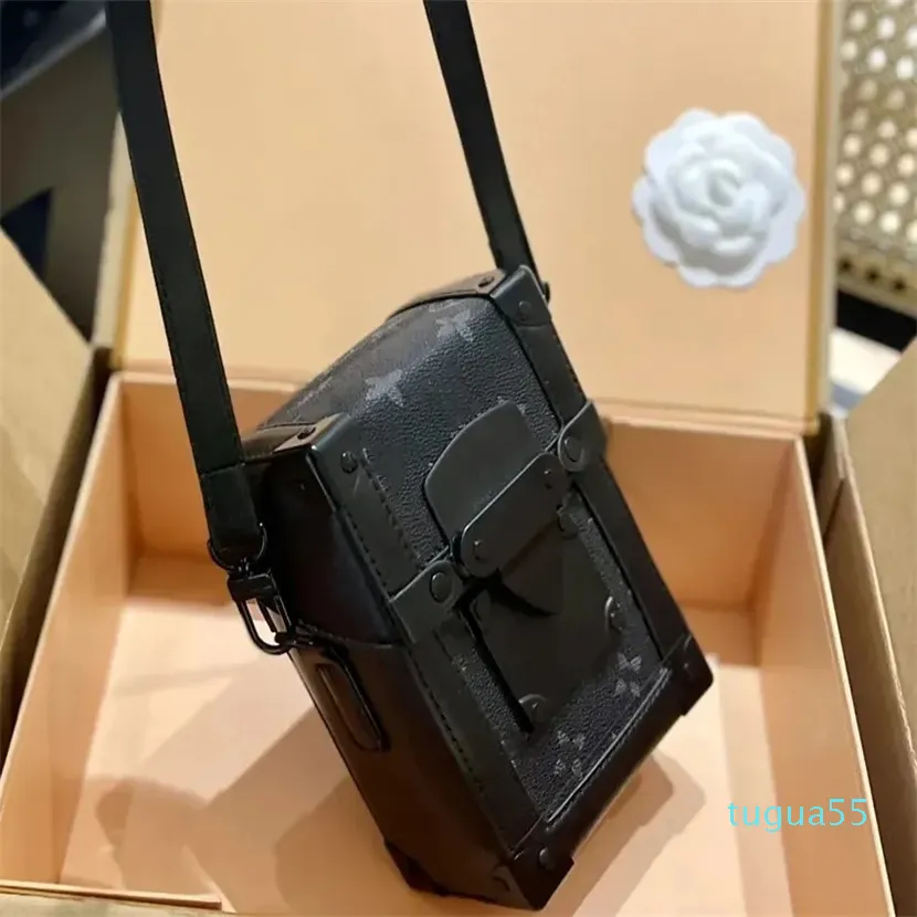 Épaule 23SS rabat magnétique mini coffre vertical portable sac de créateur sac à main portefeuille messager sacs à bandoulière