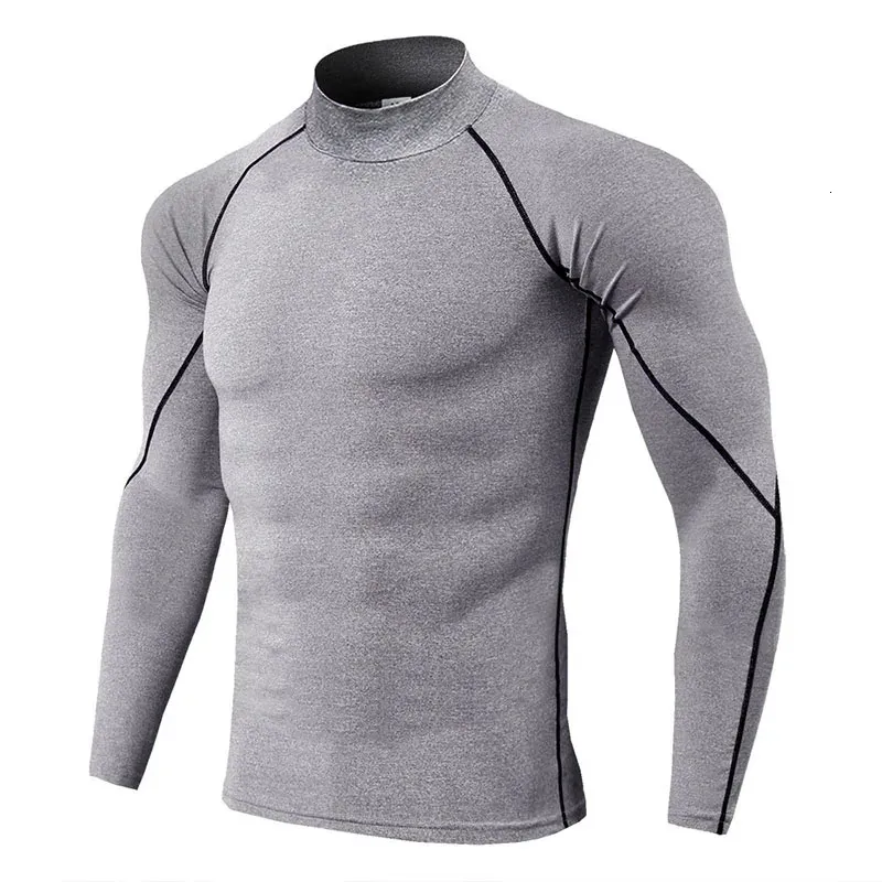 Intimo termico da uomo Intimo termico da uomo Collo alto Camiseta Termica Sport Camicia termica Quick Dry Intimo compresso Abbigliamento Uomo Bielizna 231030