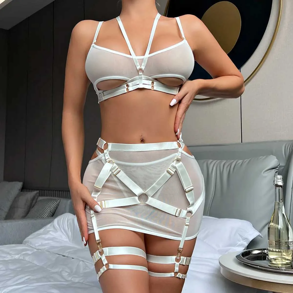 Sexy Set Fine Lingerie Open Bra Sexyunderwear Uncensored Intimate Naked  Woman Without Censorship Sheer Garter Belt Set 230808 From  Siliconevibrators, $15.83