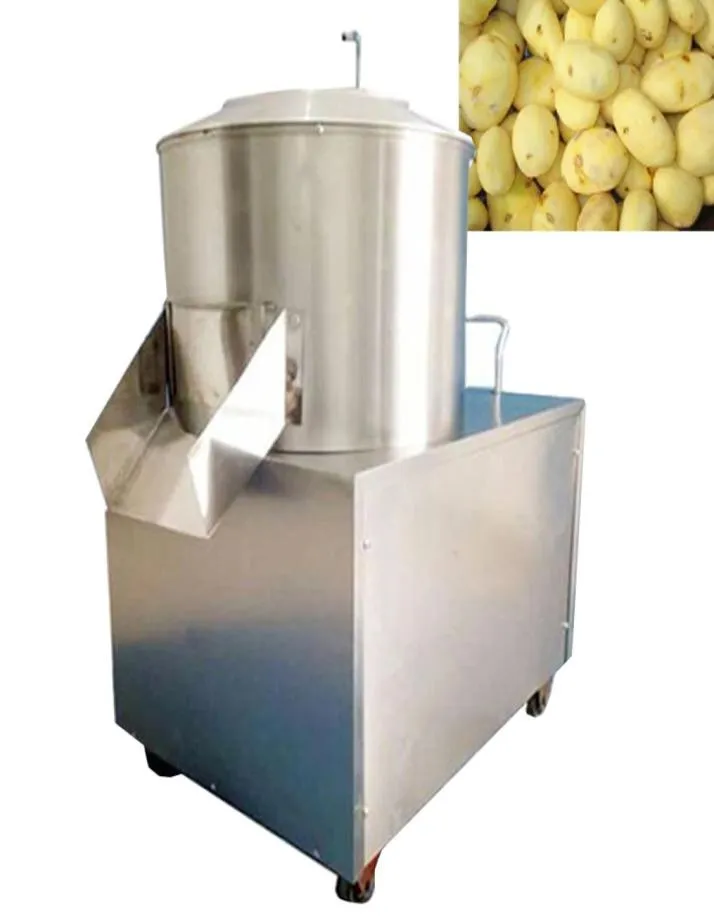 1500W Commercial Electric Root Vegetabily Fruit Ginger Potato Roller Peeler Washing Peeling Cleaning Machine 120250 KGH5589642
