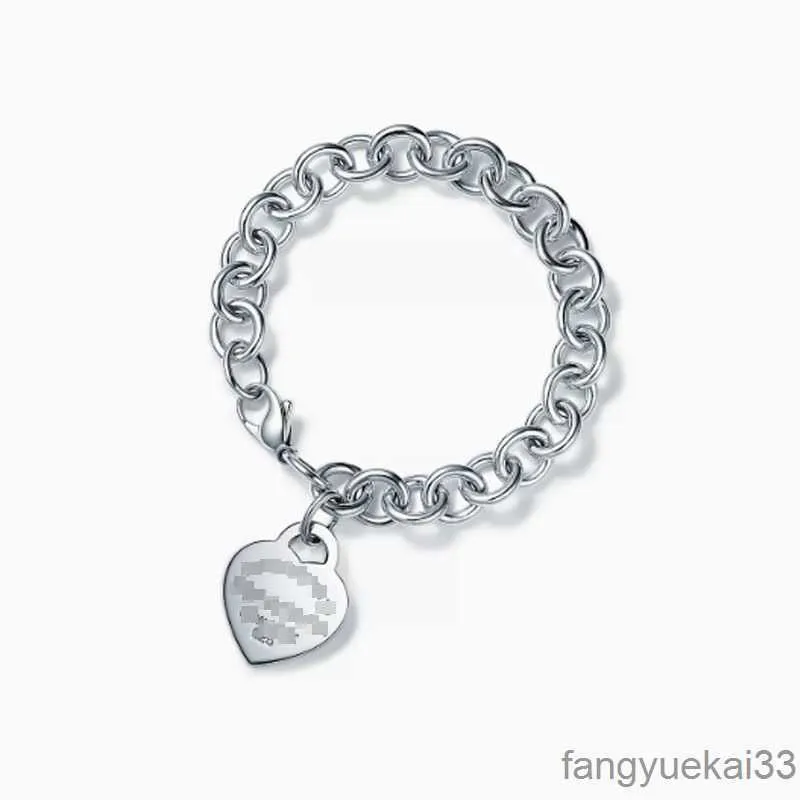 designer jewelry bracelet designer for women Classic T Home 925 Sterling Silver Heart bracelet Brand New Diamond Arrowhead Love Pendant Bracelet Fashion Handwear