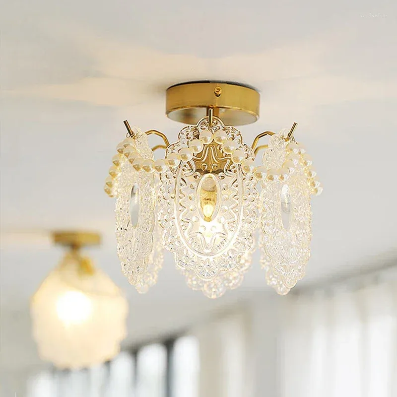 Światła sufitowe Nowoczesne szkło LED do salonu lampy przejścia luksusowe kryształowe żyrandole wewnętrzne oprawy oświetleniowe
