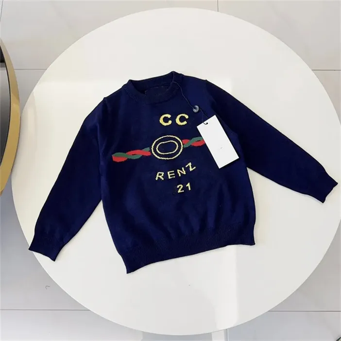 2023childrens Pure Cotton Round Neck Sweatshirt Autumn Boys and Girls Loose Thin Sweater Fashion kids Long Sleeve Top hoodie 90-140cm q13