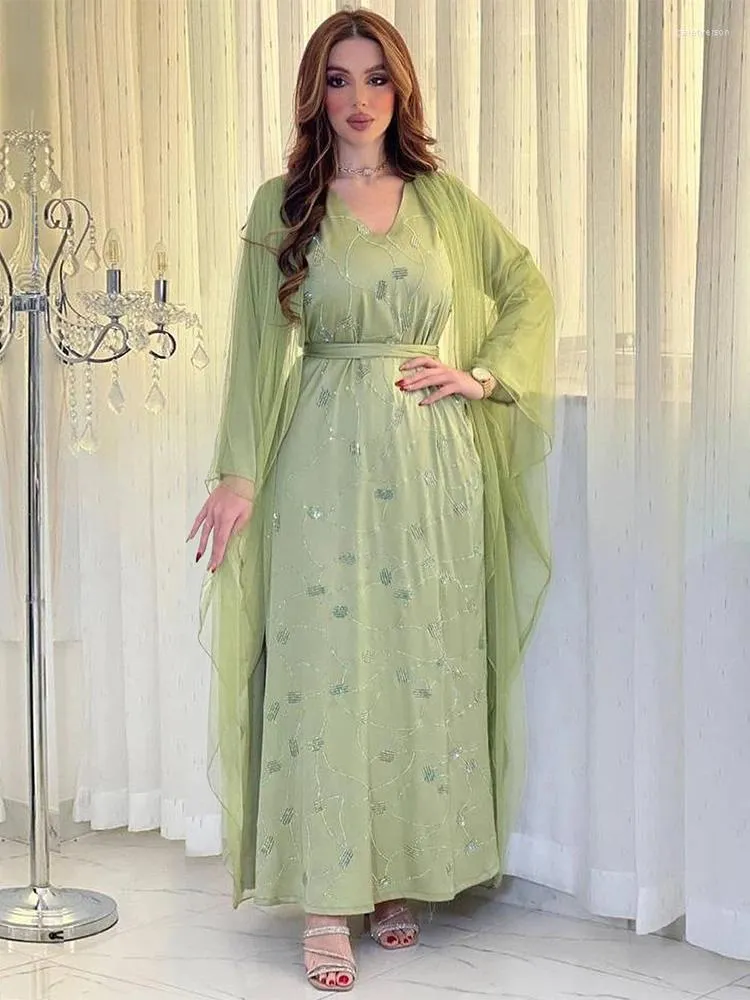 Elegant Muslim Womens Abaya Dress - Mesh Diamond Evening Gown, V-Neck  Kaftan, Ramadan Eid Party Maxi Dress - Islamic Arab Clothing from Dhgate  Ethnic Clothing - price 59.39