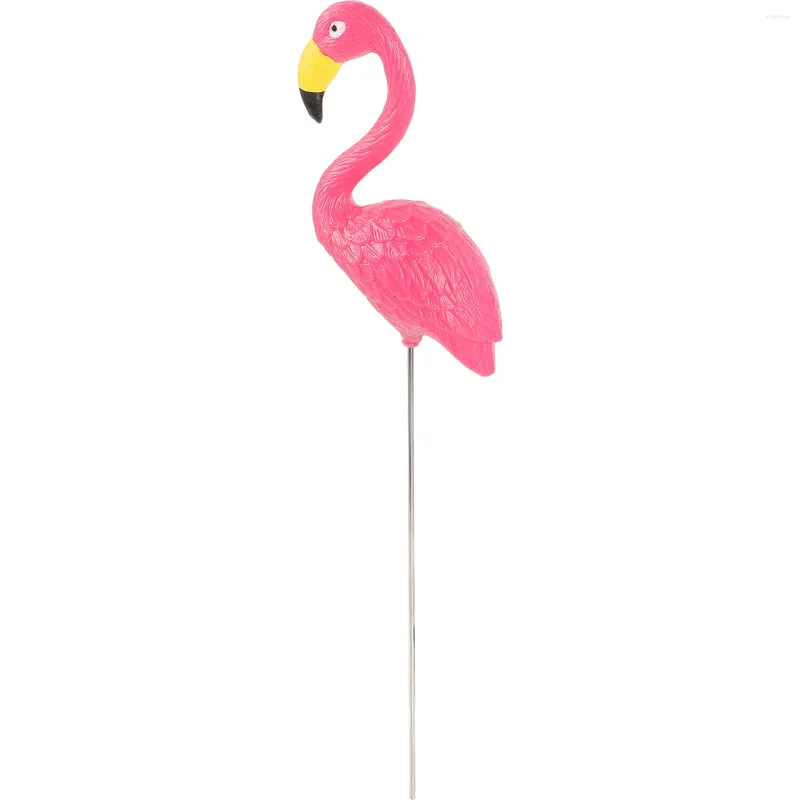 Bahçe Dekorasyonları Simülasyon Flamingo Reçine Pencere Dekorasyonu Açık Yard Miniture Statue saksı plastik parti kapları