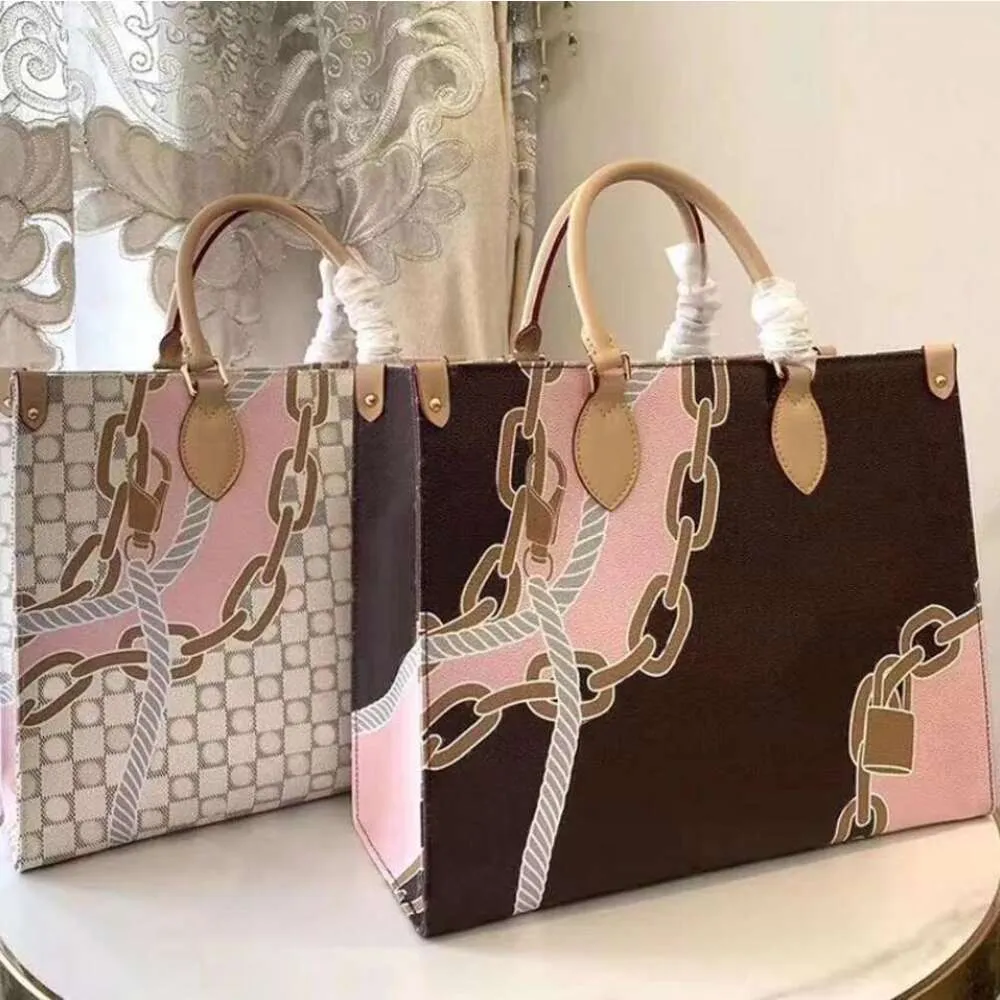 Handtas Tote Bag Dames Designer Schoudertas Echt leer make-up tas Oude bloem Crossbodytassen portemonnee Kettingen Touwen Bedrukt Verstelbaar Afneembare kaarthouder