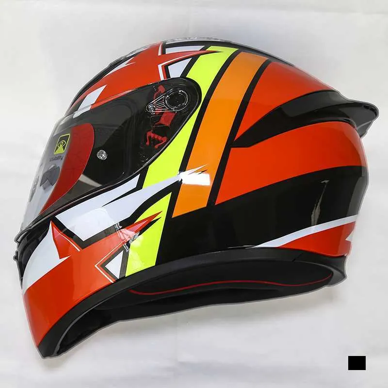 AA Designer-Helm, Integralhelm, offenes Gesicht, Motorrad, italienischer Agv-Motorradhelm, K1 Edition, Blumen-Vollhelm, Unisex, Rennhelm, Laufhelm, YI 7QBJ NO61